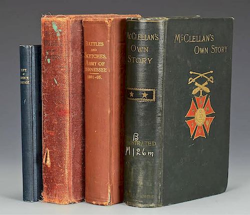 4 CIVIL WAR BOOKS INC TN MCCLELLAN 389c96