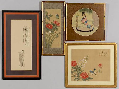 4 CHINESE PAINTINGSFour Chinese 389d26