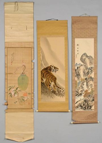 3 CHINESE SCROLLS INC TIGER3 Chinese 389d23