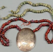 TRADE BEADS AND SILVER GORGET2 Fur Trade