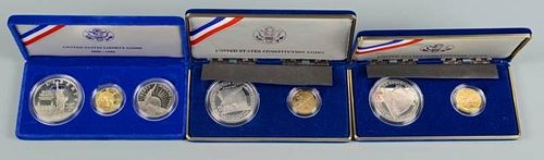 3 US MINT COLLECTIBLE COIN SETSGroup