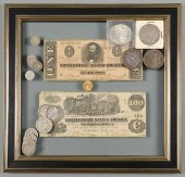 CSA CURRENCY, SILVER & 1 GOLD COINTwo