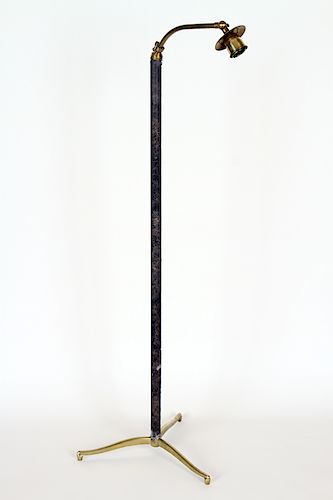 BRASS FLOOR LAMP MANNER OF JACQUES 389fd2