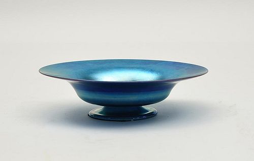TIFFANY BLUE FAVRILE ART GLASS 38a305