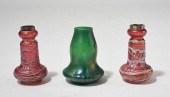 LOETZ VASESPair of Loetz art glass vases