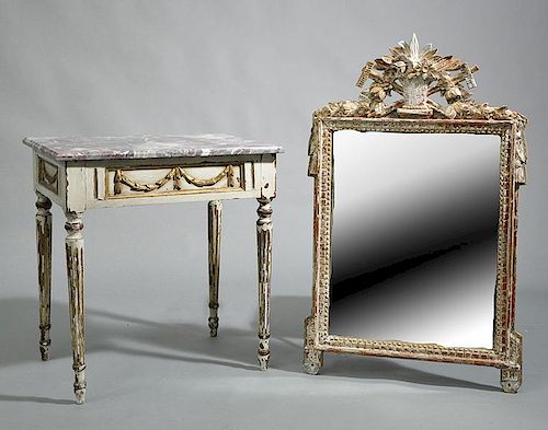 FRENCH MIRROR AND FRENCH LOUIS 38a6aa