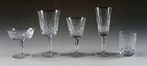 59PC WATERFORD CRYSTAL STEMWARE 38a8ff