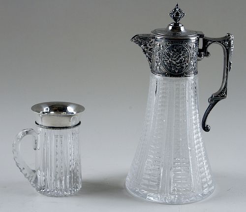 2 PC LOT SILVER AND SILVERPLATE 38a91f