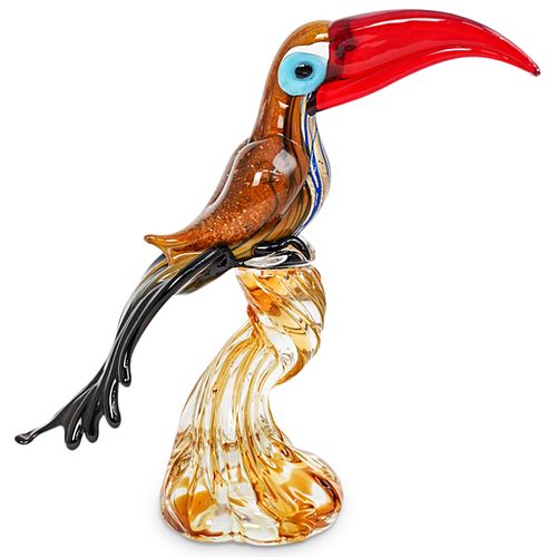 MURANO TOUCAN PARROT BIRD ART GLASS 38d7d0