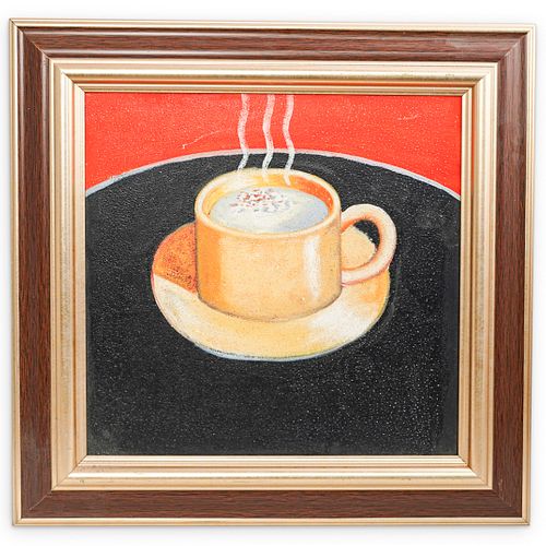 "CAPPUCCINO" TEXTURED PAINTING