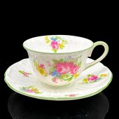 2PC SHELLEY ENGLAND CUP AND SAUCER,