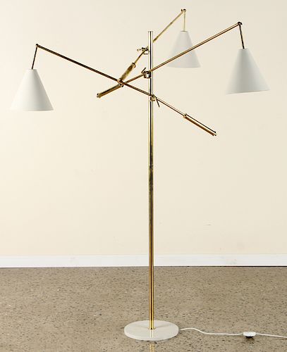 ITALIAN BRASS FLOOR LAMP MANNER 38cfdb