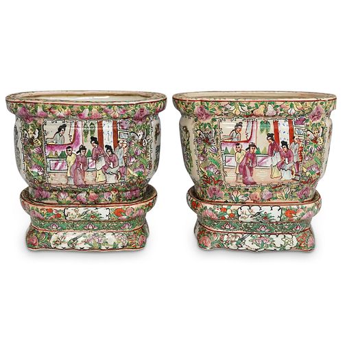  2 PC CHINESE FAMILLE ROSE PORCELAIN 38d1c5