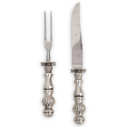  2 PC STERLING SILVER HANDLE KNIFE 38f9f4