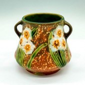 ROSEVILLE STYLE POTTERY DOUBLE HANDLED