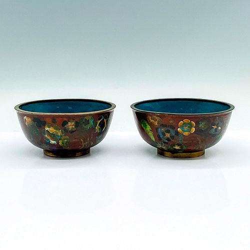 PAIR OF VINTAGE CHINESE CLOISONNE 38ff5b