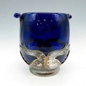 VINTAGE VIKING COBALT BLUE GLASS 38ffa4