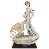G. ARMANI LADY WITH FLOWER CART PORCELAIN