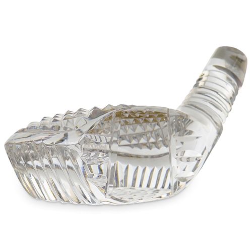 WATERFORD CRYSTAL GLASS GOLF PAPERWEIGHTDESCRIPTION  390461