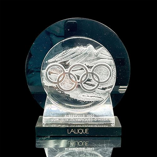LALIQUE CRYSTAL 1992 WINTER OLYMPIC 38eff3