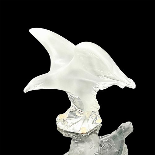 LALIQUE CRYSTAL PAPERWEIGHT ROYAL 38f025