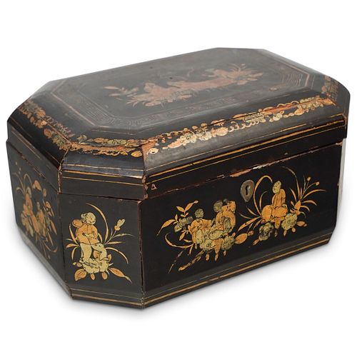 19TH CENT CHINESE EXPORT LACQUERED 38f289