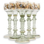(6 PC) MOSSER WINE GLASSES SETDESCRIPTION: