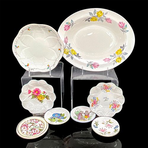 8PC SHELLEY ENGLAND BOWLS AND SMALL 38f8c8