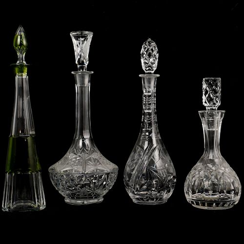  4 PC LOT OF CONTINENTAL CRYSTAL 392227