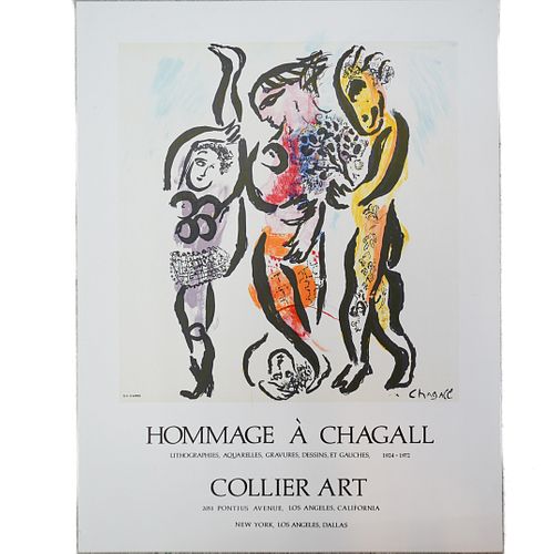 MARC CHAGALL LITHOGRAPH EXHIBITION 39232a