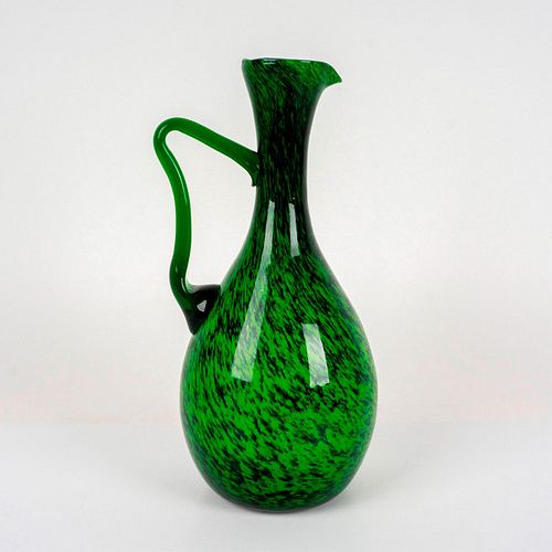 ITALIAN EMERALD GREEN ART GLASS 392b88