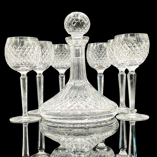 7PC WATERFORD CRYSTAL LISMORE SHIPS 392bb0