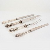 4PC ENGLISH STERLING SILVER CUTLERYIncludes
