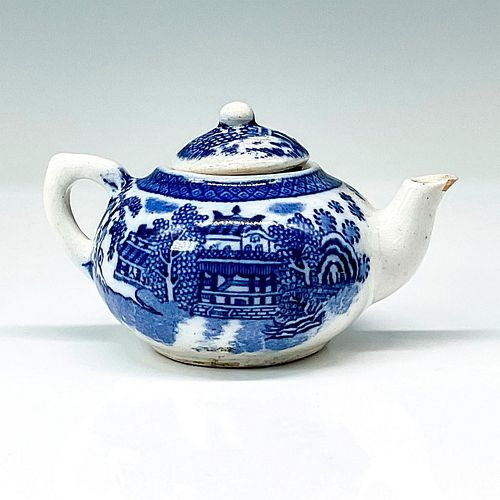 BLUE WILLOW STAFFORDSHIRE CHILD S 392faf