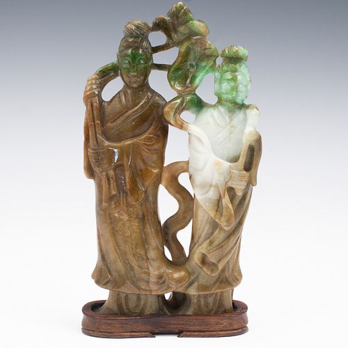 CHINESE JADEITE DOUBLE GUANYIN 393053
