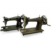 (2 PC) COLLECTION OF SINGER SEWING MACHINESDESCRIPTION: