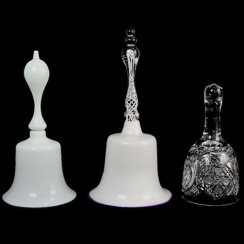  3 PC ART GLASS AND CRYSTAL DINNER 3937bf