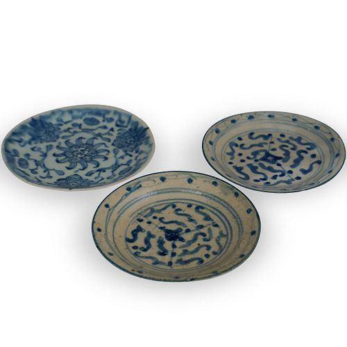  3 PC CHINESE PORCELAIN PLATE 392068