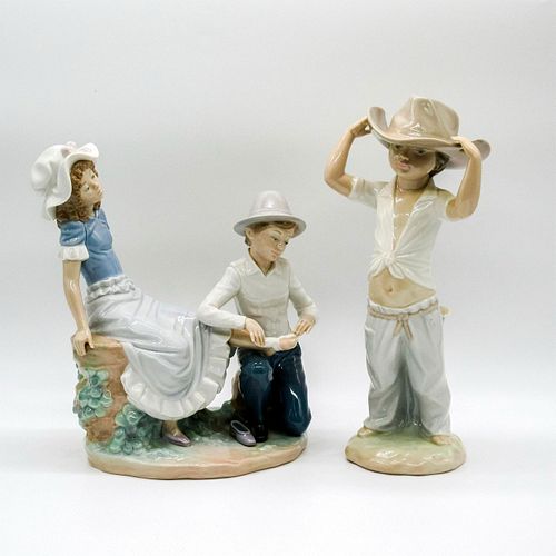 2PC NAO BY LLADRO PORCELAIN CHILDREN 394898