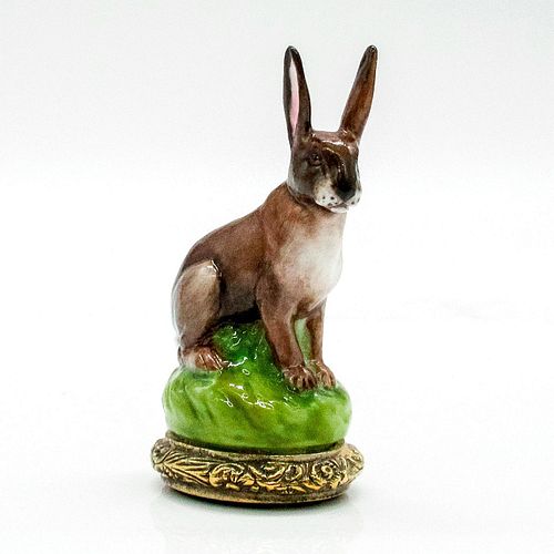 HALCYON DAYS DESK SEAL, HAREHand-painted
