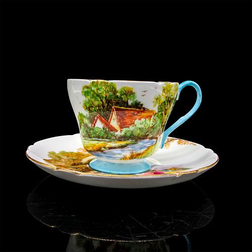 SHELLEY ENGLAND CUP AND SAUCER  39552c
