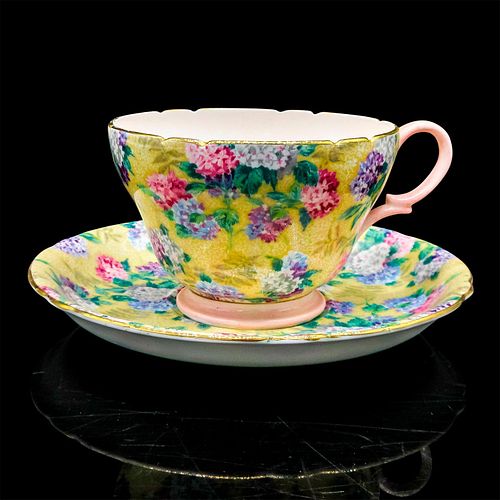 SHELLEY ENGLAND CUP AND SAUCER  39552f