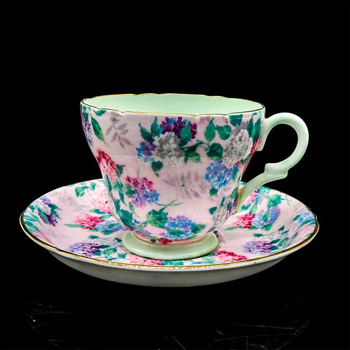 SHELLEY ENGLAND CUP AND SAUCER  395530