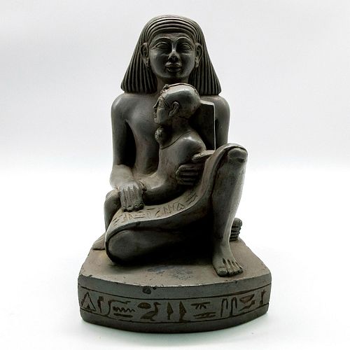 VINTAGE EGYPTIAN SCULPTURE OF ISIS 395f18