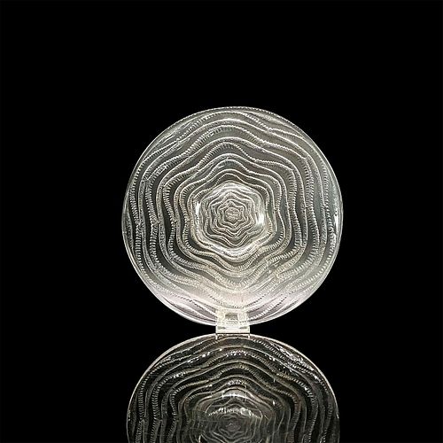 RENE LALIQUE LARGE GLASS PLATE  39452d