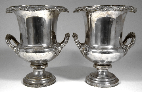 A pair of Victorian plated two handled 397053