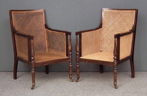 A pair of 1920s mahogany framed 3970b9