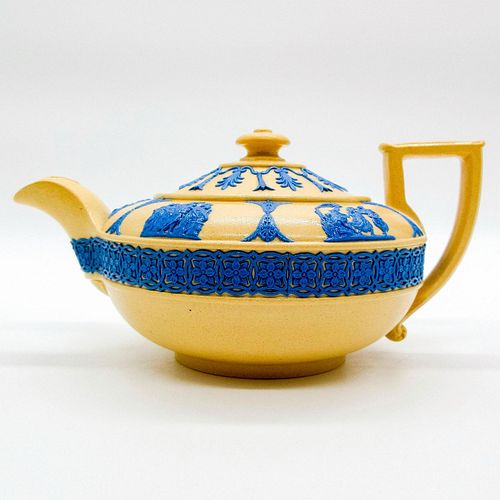 ANTIQUE WEDGWOOD CANEWARE TEAPOTRare 3972d2