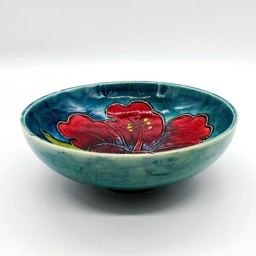 MOORCROFT POTTERY SMALL BOWL HIBISCUS 397554