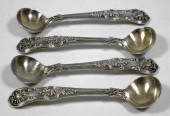 A set of four early Victorian silver